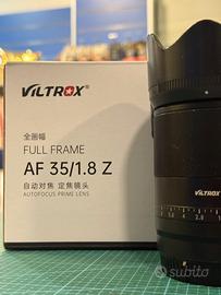 Viltrox 35mm f1.8 serie Z per NIKON Z