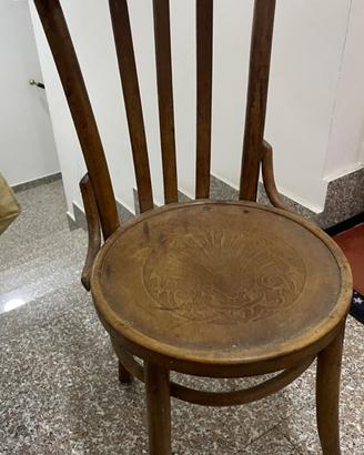 Sedia in legno osteria vintage