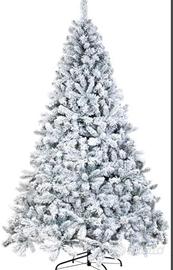 albero natale innevato 
