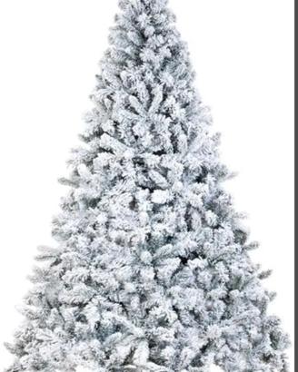 albero natale innevato 