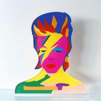  David Bovie. BE HEROES. Scultura . MARCO LODOLA 