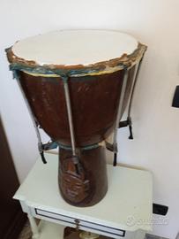 tamburo artigianale in legno