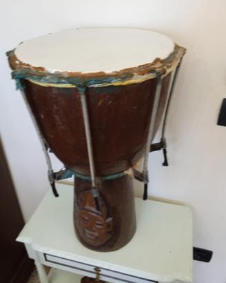 tamburo artigianale in legno