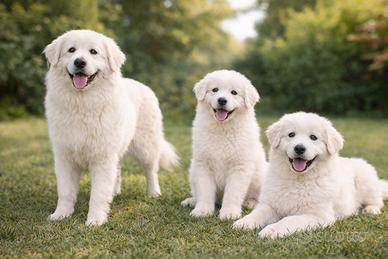 Maremmani di 1 anno e 2 anni