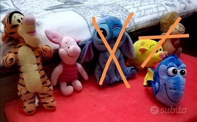 Peluches Disney e Orsetto Perugina 