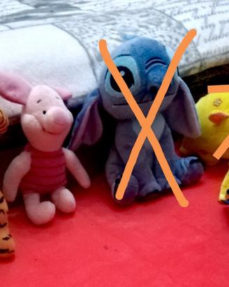 Peluches Disney e Orsetto Perugina 
