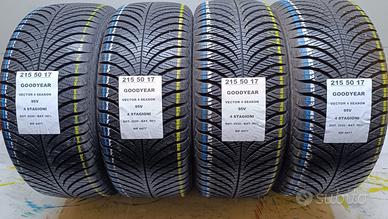 4 GOMME 215 50 17 GOODYEAR 4 STAGIONI RIF4477