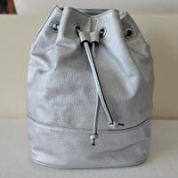 Zainetto ecopelle argento