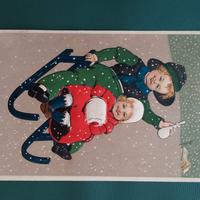 Cartolina storico natalizia dei primi del'900