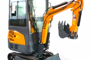 MINI ESCAVATORE ENZO HT-15 PRO - DIESEL 7 KW, CABI