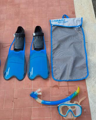 Tribord Kit R'GOMOOVE pinne maschera boccaglio 