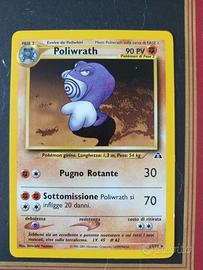 Carta Pokemon Poliwrath 28/75 Neo Discovery Italia