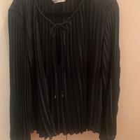 Blusa plissettata