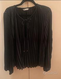 Blusa plissettata