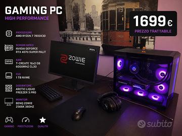 Pc gaming 7800x3d - 4070 super - 32 gb ram