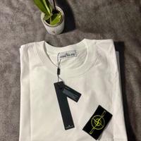 maglietta stone island bianca