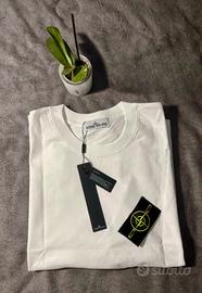 maglietta stone island bianca