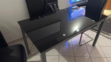 Tavolo vetro temperato