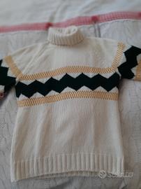 Fay girocollo maglione 100%lana extra vergine uomo