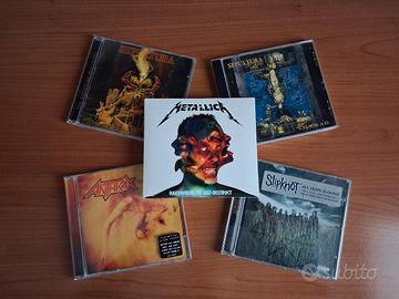 lotto 6 cd vintage heavy metal rock