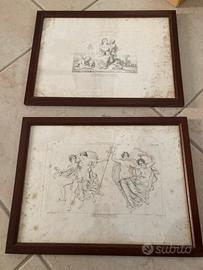 Stampe antiche incorniciate