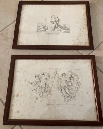 Stampe antiche incorniciate