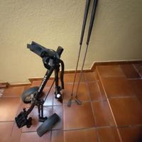 carrello + 2 mazze di golf