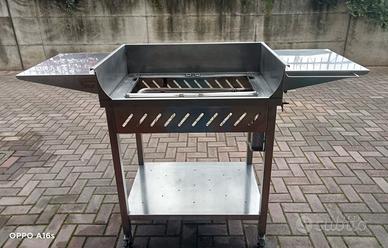 barbecue acciaio inox prodotto da artigiano