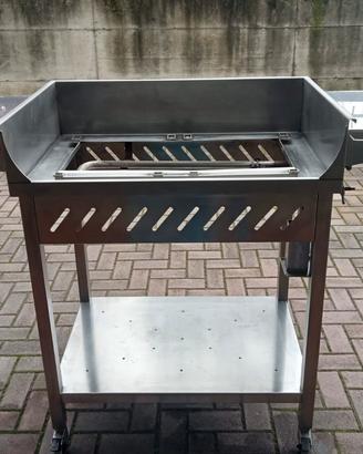 barbecue acciaio inox prodotto da artigiano