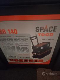 Portautensili valigia carrello 