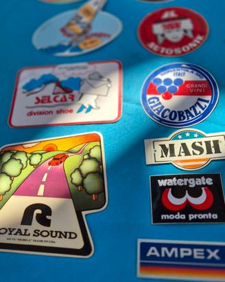 Lotto Stickers Adesivi Vintage Anni 80