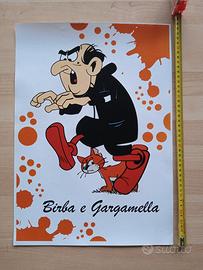 Poster Birba e Gargamella I Puffi