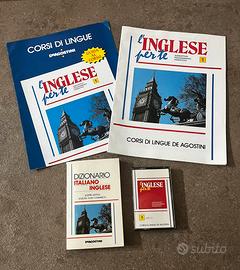 Set Libro, Audiocassetta + fascicoli corso inglese