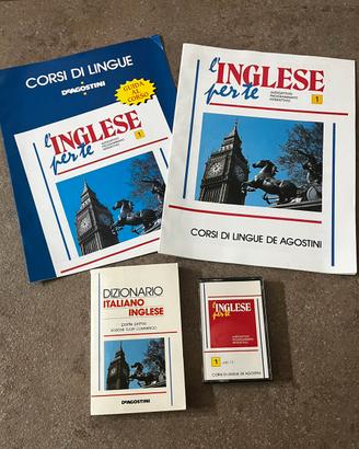 Set Libro, Audiocassetta + fascicoli corso inglese