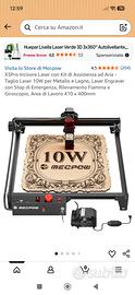 Incisore laser e mecpow modello x3pro