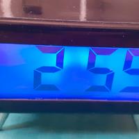 OROLOGIO/ SVEGLIA DA TAVOLO ALFA LCD