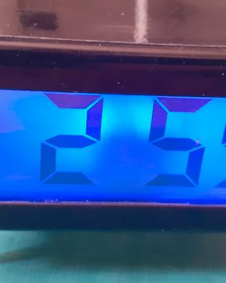 OROLOGIO/ SVEGLIA DA TAVOLO ALFA LCD