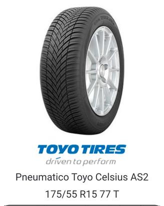 2 GOMME TOYO  Celsius AS2 175 55 R15 77T M+S 