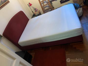 Letto alla francesce con materasso