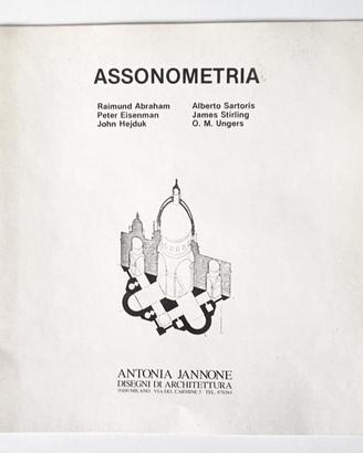 RARO ASSONOMETRIA catalogo Gallereria Jannone 1979