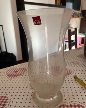 Vaso in vetro liscio