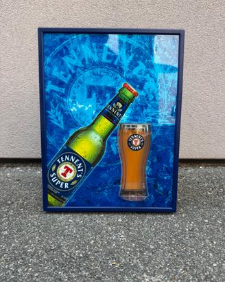 Insegna Lampada Luminosa Tennent’s Super Vintage