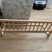 Sponda lettino in legno neonati bambini