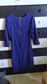 Vestito elegante blu taglia S