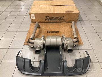 Scarico completo Akrapovic per Porsche GT4 4.0