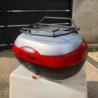 Bauletto 46 litri  con portapacchi e schienalino