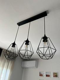 Lampadario moderno a 3 luci