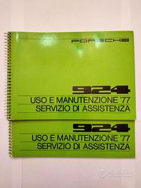 libretto uso e manutenzione porsche 924