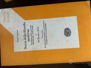 Cassirer, Storia della filosofia moderna, einaudi