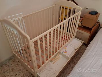 Culla per bambino compreso materasso artigianale